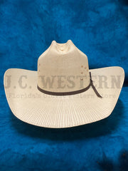 Ariat A73242 Bangora Straw Hat Ivory Tan front view. If you need any assistance with this item or the purchase of this item please call us at five six one seven four eight eight eight zero one Monday through Saturday 10:00a.m EST to 8:00 p.m EST