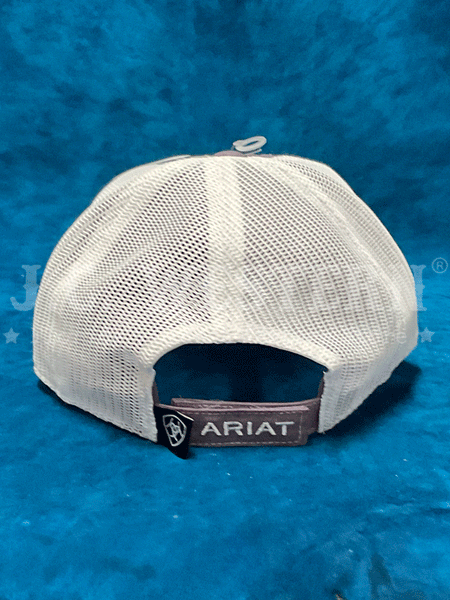 Ariat A300084878 Womens Hey Y'all Distressed Patch Cap Dark Purple back view. If you need any assistance with this item or the purchase of this item please call us at five six one seven four eight eight eight zero one Monday through Saturday 10:00a.m EST to 8:00 p.m EST