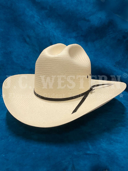 Stetson SSRNCHK014081 RANCHER Straw Hat Natural side / front view. If you need any assistance with this item or the purchase of this item please call us at five six one seven four eight eight eight zero one Monday through Saturday 10:00a.m EST to 8:00 p.m EST
