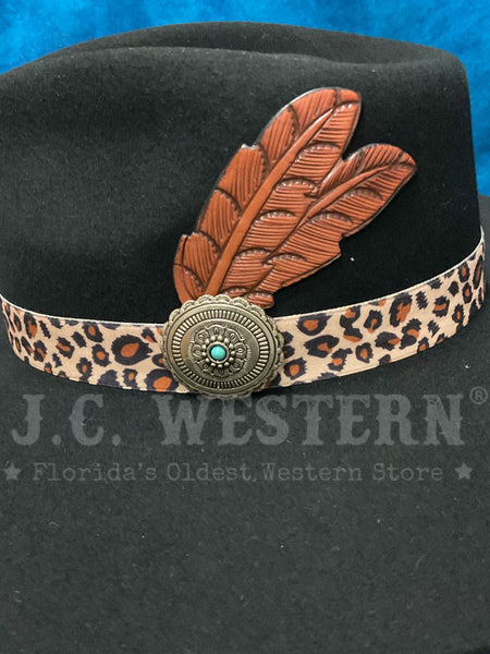 Charlie 1 Horse CWHESK-403607 Womens HEATSEEKER Wool Hat Black close up. If you need any assistance with this item or the purchase of this item please call us at five six one seven four eight eight eight zero one Monday through Saturday 10:00a.m EST to 8:00 p.m EST