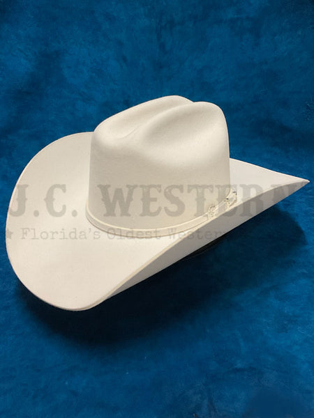 Stetson SWDEAW-354072 DEADWOOD 4X Cowboy Hat White side / front view. If you need any assistance with this item or the purchase of this item please call us at five six one seven four eight eight eight zero one Monday through Saturday 10:00a.m EST to 8:00 p.m EST