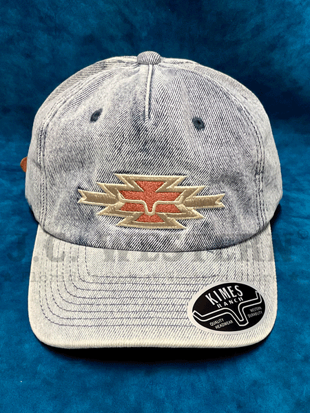 Kimes Ranch DURANGO Washed Cap Indigo Denim front view. If you need any assistance with this item or the purchase of this item please call us at five six one seven four eight eight eight zero one Monday through Saturday 10:00a.m EST to 8:00 p.m EST