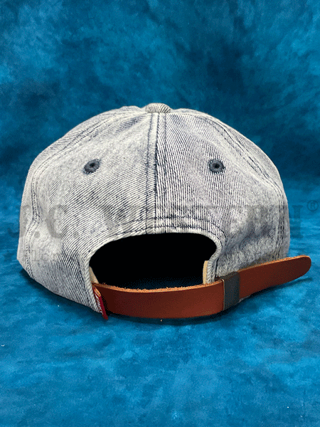 Kimes Ranch DURANGO Washed Cap Indigo Denim back view. If you need any assistance with this item or the purchase of this item please call us at five six one seven four eight eight eight zero one Monday through Saturday 10:00a.m EST to 8:00 p.m EST