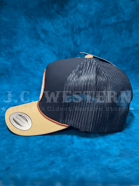 Ariat A300089103 Mens Snap Back Desert Scene Patch Cap Navy side. If you need any assistance with this item or the purchase of this item please call us at five six one seven four eight eight eight zero one Monday through Saturday 10:00a.m EST to 8:00 p.m EST