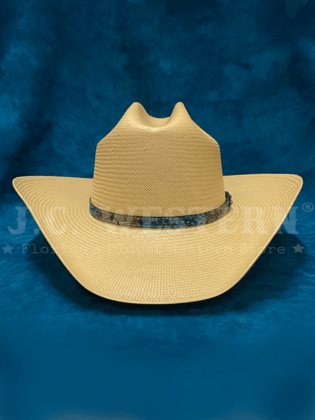 Charlie 1 Horse CSATGR-684261 ATTA GIRL Lainey Wilson Straw Hat Silverbelly Tan full front view. If you need any assistance with this item or the purchase of this item please call us at five six one seven four eight eight eight zero one Monday through Saturday 10:00a.m EST to 8:00 p.m EST