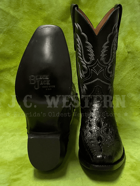 Black Jack BK2051-V4 Mens Snapping Turtle Western Boot Black