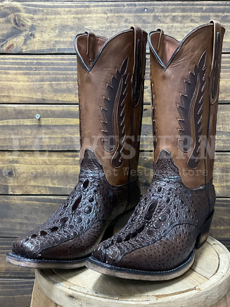 Black Jack BR2050-V4 Mens Snapping Turtle Western Boot Dark Brown side / front view.  If you need any assistance with this item or the purchase of this item please call us at five six one seven four eight eight eight zero one Monday through Saturday 10:00a.m EST to 8:00 p.m EST