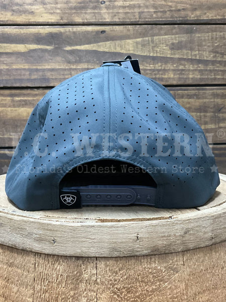 Ariat A300091707 Mens Flexfit 110 Snap Back Cap Two Tone Charcoal back view. If you need any assistance with this item or the purchase of this item please call us at five six one seven four eight eight eight zero one Monday through Saturday 10:00a.m EST to 8:00 p.m EST