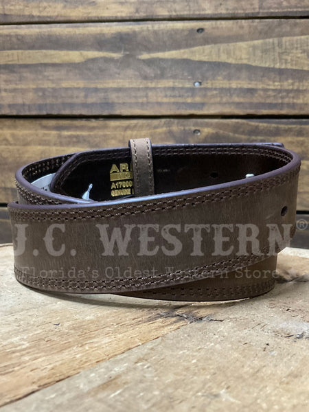 Ariat A1700902 Mens Scratchless Leather Work Belt Bark Brown back view. If you need any assistance with this item or the purchase of this item please call us at five six one seven four eight eight eight zero one Monday through Saturday 10:00a.m EST to 8:00 p.m EST