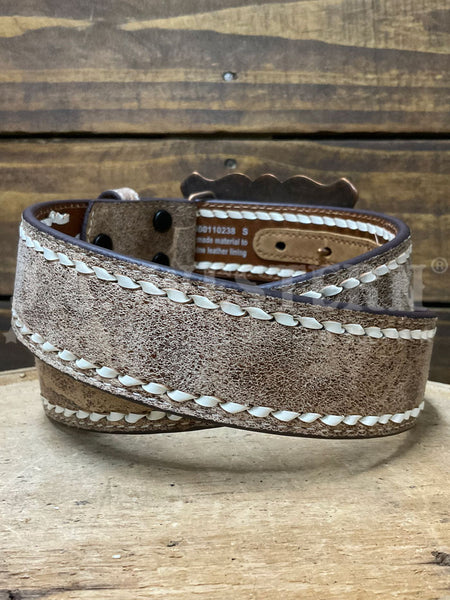 Angel Ranch D1400110238 Womens Stone Body Step Lace Belt Tan back view. If you need any assistance with this item or the purchase of this item please call us at five six one seven four eight eight eight zero one Monday through Saturday 10:00a.m EST to 8:00 p.m EST