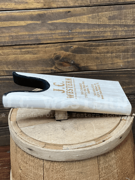 JC Western BTJCK-LG Easiest Way To Take Your Boots Off Large Boot Jack side view. If you need any assistance with this item or the purchase of this item please call us at five six one seven four eight eight eight zero one Monday through Saturday 10:00a.m EST to 8:00 p.m EST