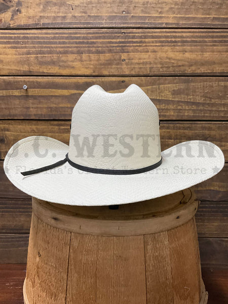 Ariat A7332248 Kids Straw Hat Natural back view. If you need any assistance with this item or the purchase of this item please call us at five six one seven four eight eight eight zero one Monday through Saturday 10:00a.m EST to 8:00 p.m EST