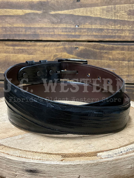 Black Jack 16763 Mens Lizard Belt Black back view. If you need any assistance with this item or the purchase of this item please call us at five six one seven four eight eight eight zero one Monday through Saturday 10:00a.m EST to 8:00 p.m EST