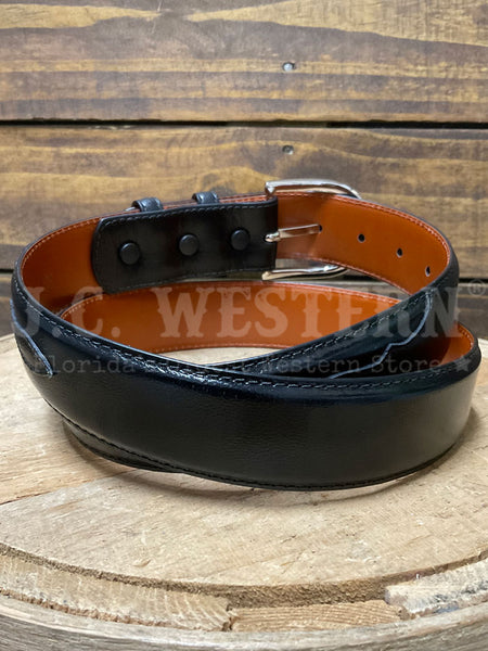 Black Jack 15612 Mens Leather Belt Black back view. If you need any assistance with this item or the purchase of this item please call us at five six one seven four eight eight eight zero one Monday through Saturday 10:00a.m EST to 8:00 p.m EST