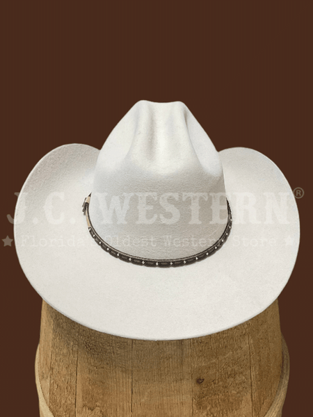 Bullhide DEL NORTE 8X 0840BC Premium Felt Hat Buckskin Beige back view. If you need any assistance with this item or the purchase of this item please call us at five six one seven four eight eight eight zero one Monday through Saturday 10:00a.m EST to 8:00 p.m EST