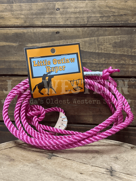 M&F 5082830 Kids Little Outlaw Rope Pink front view. If you need any assistance with this item or the purchase of this item please call us at five six one seven four eight eight eight zero one Monday through Saturday 10:00a.m EST to 8:00 p.m EST