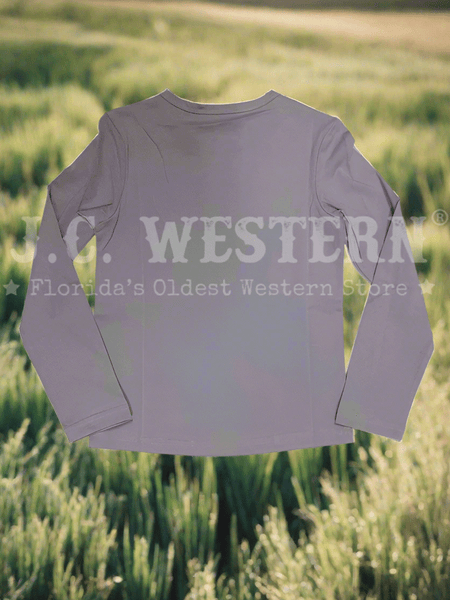 Cruel Denim CTK8990006 Kids Life Is Better With Fast Horses Long Sleeve Tee Lilac back view. If you need any assistance with this item or the purchase of this item please call us at five six one seven four eight eight eight zero one Monday through Saturday 10:00a.m EST to 8:00 p.m EST