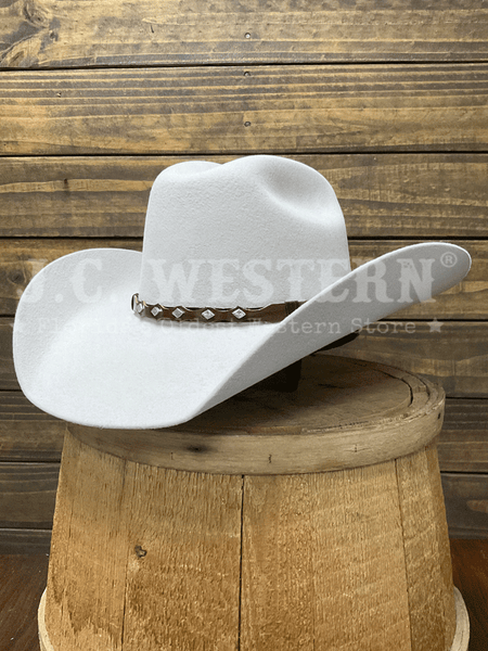 Bullhide TRUE WEST 8X 0573BC Fur Blend Hat Buckskin side / front view. If you need any assistance with this item or the purchase of this item please call us at five six one seven four eight eight eight zero one Monday through Saturday 10:00a.m EST to 8:00 p.m EST