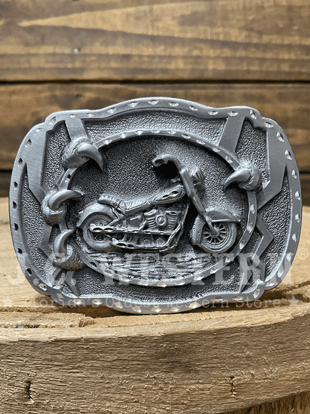 Colorado Silver Star 5-5991-DC Motorcycle / Claws Pewter Buckle Silver front view. If you need any assistance with this item or the purchase of this item please call us at five six one seven four eight eight eight zero one Monday through Saturday 10:00a.m EST to 8:00 p.m EST