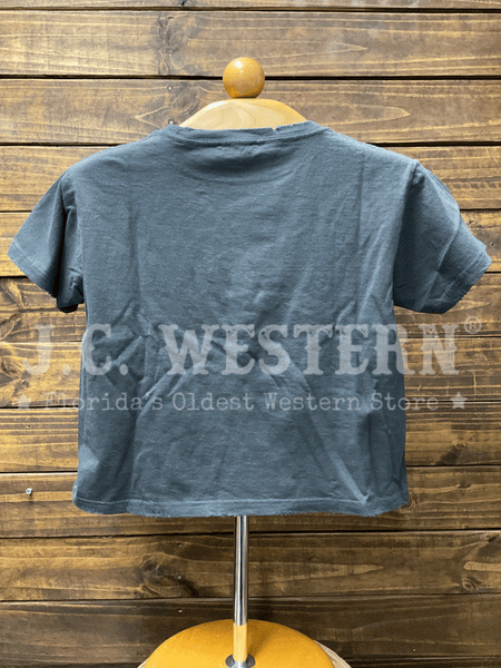 Zutter K9377-2759-BLK Womens Howdy Longhorn Western Tee Black back view. If you need any assistance with this item or the purchase of this item please call us at five six one seven four eight eight eight zero one Monday through Saturday 10:00a.m EST to 8:00 p.m EST