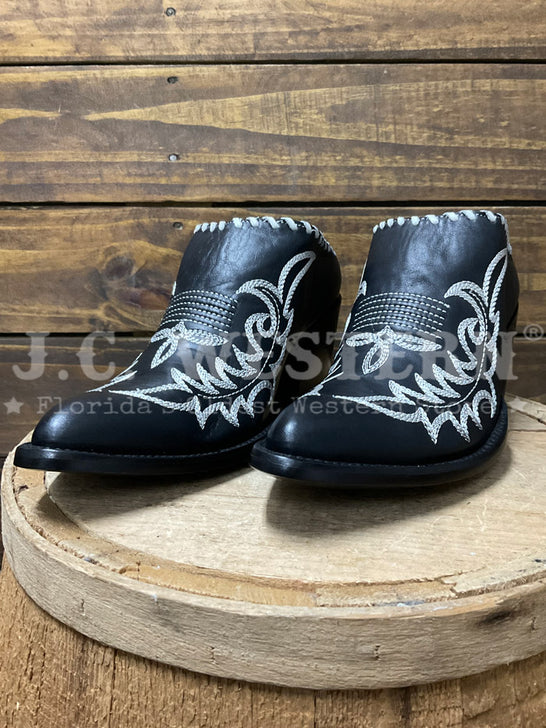 Old Gringo ML4226-1 Womens REVIVA Leather Mules Black front view. If you need any assistance with this item or the purchase of this item please call us at five six one seven four eight eight eight zero one Monday through Saturday 10:00a.m EST to 8:00 p.m EST