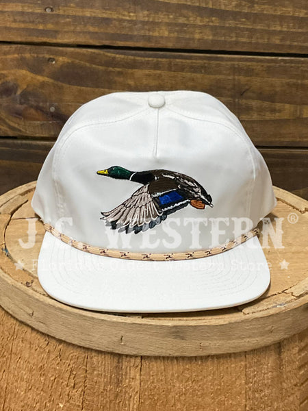 Local Boy Outfitters L3000341-STO Mens Mr. Mallard Low-Profile Rope Hat Stone front view. If you need any assistance with this item or the purchase of this item please call us at five six one seven four eight eight eight zero one Monday through Saturday 10:00a.m EST to 8:00 p.m EST