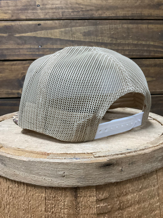 Red Dirt RDHC-627 Old Skool II Trucker Cap Khaki back view. If you need any assistance with this item or the purchase of this item please call us at five six one seven four eight eight eight zero one Monday through Saturday 10:00a.m EST to 8:00 p.m EST