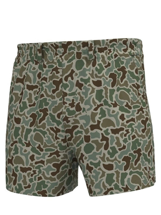Local Boy Outfitters L1600002-LCFR Mens Volley Shorts Localflage Forest front view. If you need any assistance with this item or the purchase of this item please call us at five six one seven four eight eight eight zero one Monday through Saturday 10:00a.m EST to 8:00 p.m EST