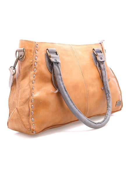 Bed Stu A450217-OTICRS-X Womens Rockababy Crossbody Handbag Oats Icicle Rustic side view. If you need any assistance with this item or the purchase of this item please call us at five six one seven four eight eight eight zero one Monday through Saturday 10:00a.m EST to 8:00 p.m EST