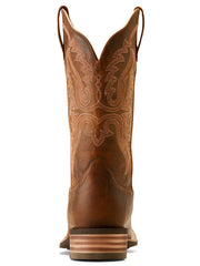Ariat 10051039 Womens Olena Square Toe Western Boots Sassy Brown back view. If you need any assistance with this item or the purchase of this item please call us at five six one seven four eight eight eight zero one Monday through Saturday 10:00a.m EST to 8:00 p.m EST