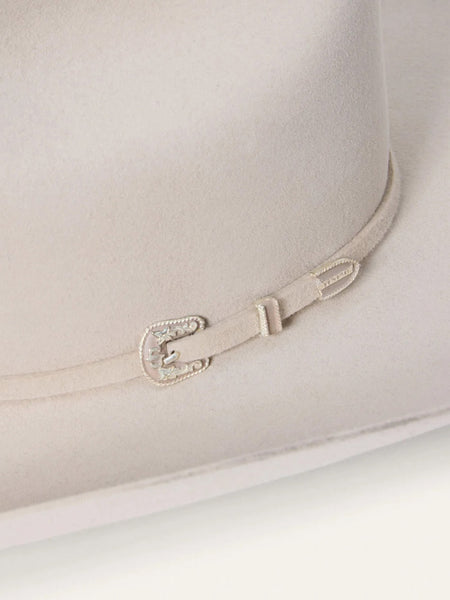 Stetson SFS250-754261 SKYLINE 6X USA 250 Edition Felt Hat Silverbelly hatband close up. If you need any assistance with this item or the purchase of this item please call us at five six one seven four eight eight eight zero one Monday through Saturday 10:00a.m EST to 8:00 p.m EST