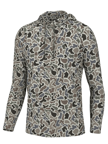 Local Boy Outfitters L1300035-LCF Mens Hemlock Hoodie Localflage front view. If you need any assistance with this item or the purchase of this item please call us at five six one seven four eight eight eight zero one Monday through Saturday 10:00a.m EST to 8:00 p.m EST