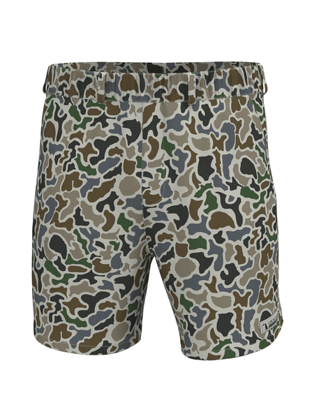 Local Boy Outfitters L1600002-LCF Mens Volley Shorts Localflage Lagoon front view. If you need any assistance with this item or the purchase of this item please call us at five six one seven four eight eight eight zero one Monday through Saturday 10:00a.m EST to 8:00 p.m EST