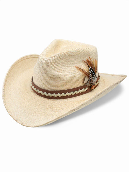 Charlie 1 Horse CSRDRN-40348T Road Runner Fashion Hat Natural Toasted side / front view. If you need any assistance with this item or the purchase of this item please call us at five six one seven four eight eight eight zero one Monday through Saturday 10:00a.m EST to 8:00 p.m EST