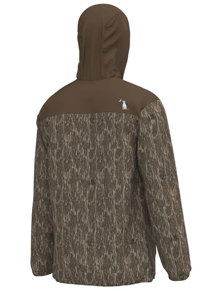 Local Boy Outfitters L1300031-BLD Mens Rain Jacket Bottomland Brown back view.If you need any assistance with this item or the purchase of this item please call us at five six one seven four eight eight eight zero one Monday through Saturday 10:00a.m EST to 8:00 p.m EST