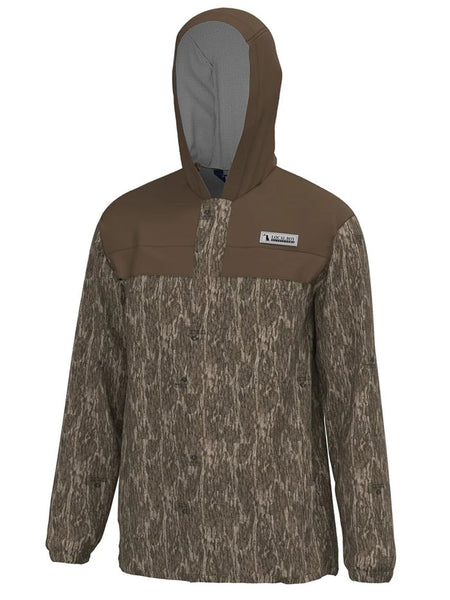 Local Boy Outfitters L1300031-BLD Mens Rain Jacket Bottomland Brown front view.If you need any assistance with this item or the purchase of this item please call us at five six one seven four eight eight eight zero one Monday through Saturday 10:00a.m EST to 8:00 p.m EST