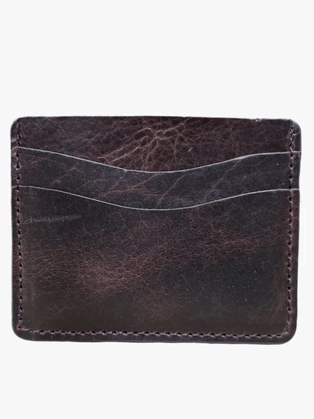 Vintage Bison W-220MOC Mens Sweetwater Card Case Mocha front view. If you need any assistance with this item or the purchase of this item please call us at five six one seven four eight eight eight zero one Monday through Saturday 10:00a.m EST to 8:00 p.m EST