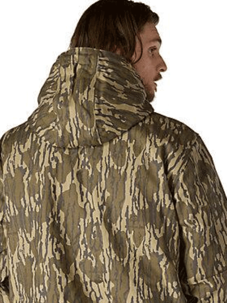 Carhartt 104392-BRN Mens Washed Duck Sherpa Lined Jacket Brown back view. If you need any assistance with this item or the purchase of this item please call us at five six one seven four eight eight eight zero one Monday through Saturday 10:00a.m EST to 8:00 p.m EST