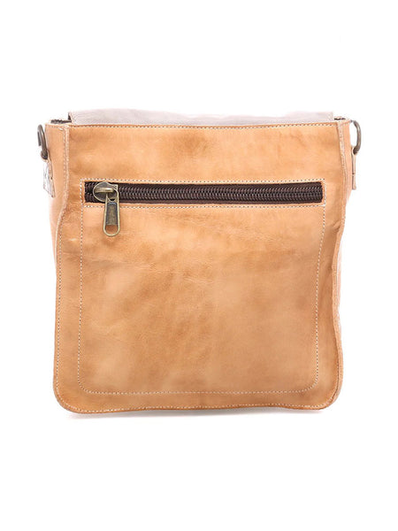Bed Stu A610012-OTICRS-X Womens Venice Beach Crossbody Handbag Oats Icicle Rustic back view. If you need any assistance with this item or the purchase of this item please call us at five six one seven four eight eight eight zero one Monday through Saturday 10:00a.m EST to 8:00 p.m EST