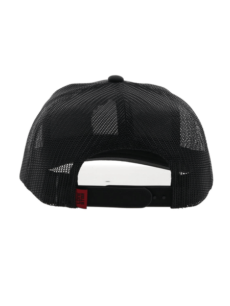 Hooey LS011T-BK LONE STAR High Profile Snapback Trucker Hat Black back view. If you need any assistance with this item or the purchase of this item please call us at five six one seven four eight eight eight zero one Monday through Saturday 10:00a.m EST to 8:00 p.m EST