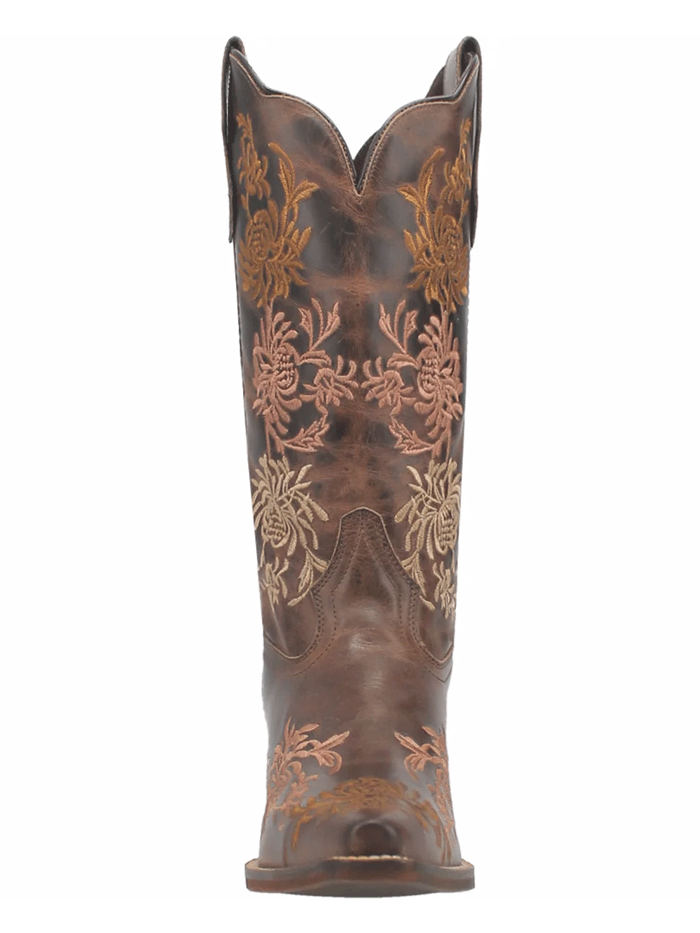 Laredo 54271 Womens SYLVAN Leather Boot Tobacco Brown front and side view. If you need any assistance with this item or the purchase of this item please call us at five six one seven four eight eight eight zero one Monday through Saturday 10:00a.m EST to 8:00 p.m EST