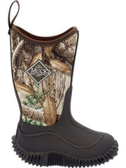 Muck KBH-RTE Kids HALE Outdoors Multi Season Boot Brown Real Tree side view. If you need any assistance with this item or the purchase of this item please call us at five six one seven four eight eight eight zero one Monday through Saturday 10:00a.m EST to 8:00 p.m EST