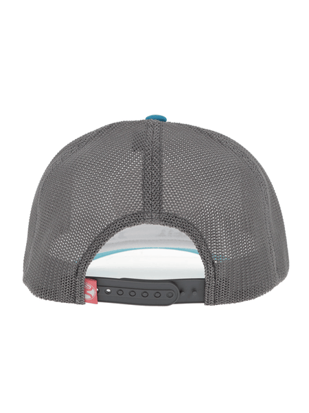 Hooey 2491T-WHGY ROPE LIKE A GIRL High Profile Snapback Hat White back view. If you need any assistance with this item or the purchase of this item please call us at five six one seven four eight eight eight zero one Monday through Saturday 10:00a.m EST to 8:00 p.m EST