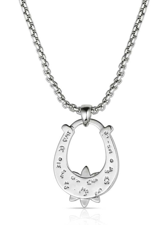 Montana Silversmiths NC6401 Womens Spring Pastures Necklace Silver back view. If you need any assistance with this item or the purchase of this item please call us at five six one seven four eight eight eight zero one Monday through Saturday 10:00a.m EST to 8:00 p.m EST