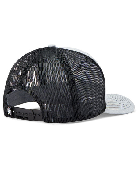 Ariat A300012706 Snapback R112 USA Flag Patch Cap Grey back / side view. If you need any assistance with this item or the purchase of this item please call us at five six one seven four eight eight eight zero one Monday through Saturday 10:00a.m EST to 8:00 p.m EST