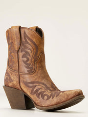 Ariat 10051170 Womens Chandler Western Boot Naturally Distressed Brown inner side view. If you need any assistance with this item or the purchase of this item please call us at five six one seven four eight eight eight zero one Monday through Saturday 10:00a.m EST to 8:00 p.m EST