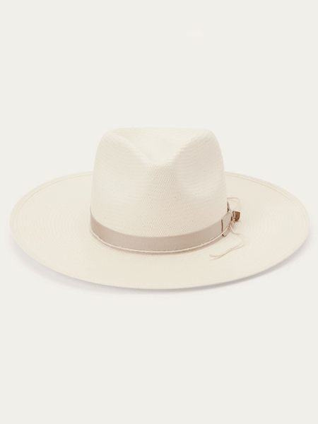 Stetson XSJWMS-104081 JW Marshall Straw Flat Brim Hat Natural front view. If you need any assistance with this item or the purchase of this item please call us at five six one seven four eight eight eight zero one Monday through Saturday 10:00a.m EST to 8:00 p.m EST