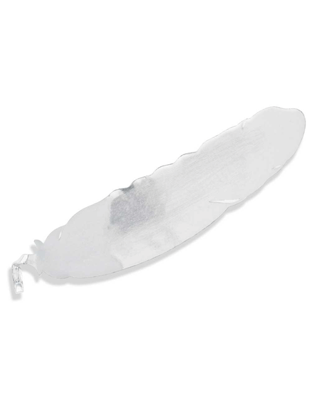 Montana Silversmiths HF4692USA Stars & Stripes USA Flag Hat Feather Silver back view. If you need any assistance with this item or the purchase of this item please call us at five six one seven four eight eight eight zero one Monday through Saturday 10:00a.m EST to 8:00 p.m EST