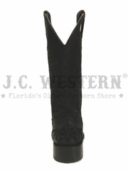 Circle G L5464 Ladies Embroidery Boot Black back view. If you need any assistance with this item or the purchase of this item please call us at five six one seven four eight eight eight zero one Monday through Saturday 10:00a.m EST to 8:00 p.m EST