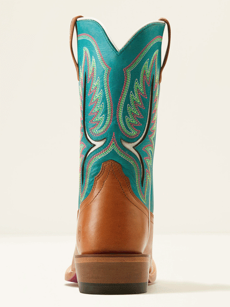 Ariat 10051021 Womens Futurity Colt Western Boot Tan Patina back view. If you need any assistance with this item or the purchase of this item please call us at five six one seven four eight eight eight zero one Monday through Saturday 10:00a.m EST to 8:00 p.m EST